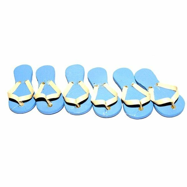 6 Tongs / Chanclas adhesivas. Varios colores