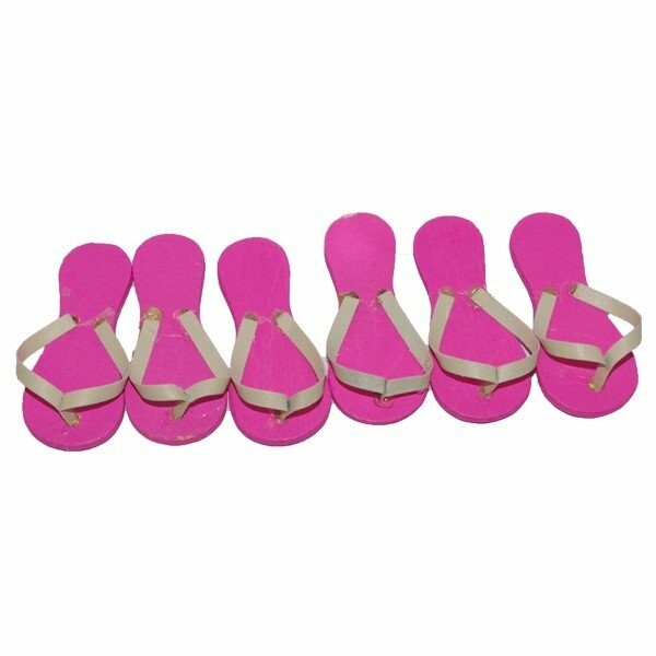 6 Tongs / Chanclas adhesivas. Varios colores