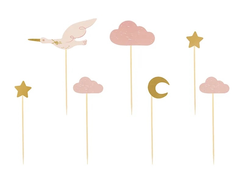 Topper-ciigueña-rosa-bautizo-baby-shower-fiesta-gramajeshop-valencia