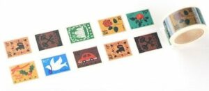 washi tape STAMP. 3 cms x 10 m.