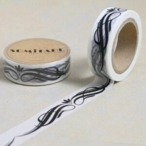 Washi tape ORLA NEGRA. 15 mm x 10 m.