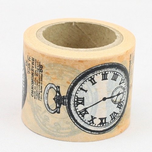 washi tape reloj vintage. 3.8 cms x 10 m.