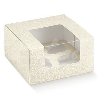 Caja-blanca-4-cup-cakes-regalo-pasteleria-ventana-transparente