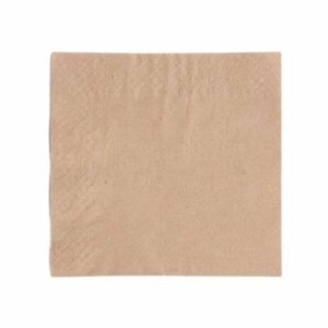 20 Servilletas de papel kraft 33×33 cms.
