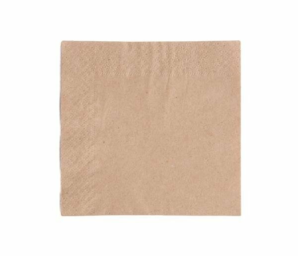 20 Servilletas de papel kraft 33×33 cms.