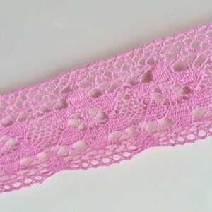 2 m. de puntilla rosa 38 mm.