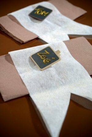 Cinta de regalo, marfil 10 cms x 10 m