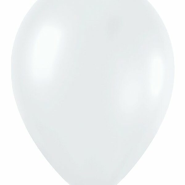 10 Globos Satin perla. 30 cms.