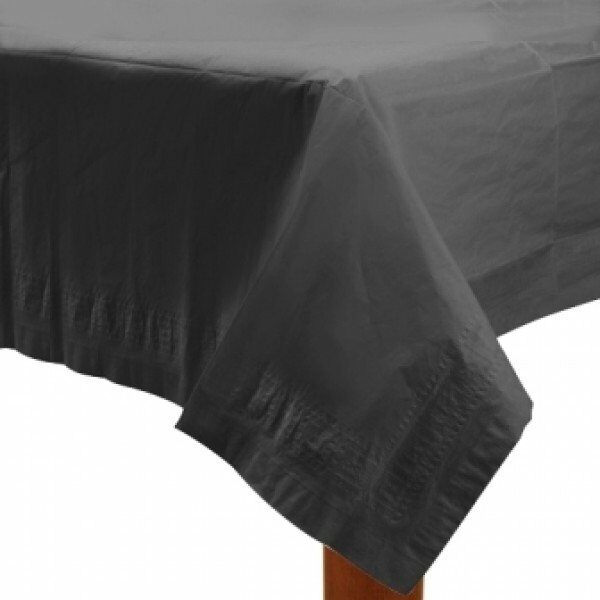 Mantel de papel negro 1.37×2.74 m