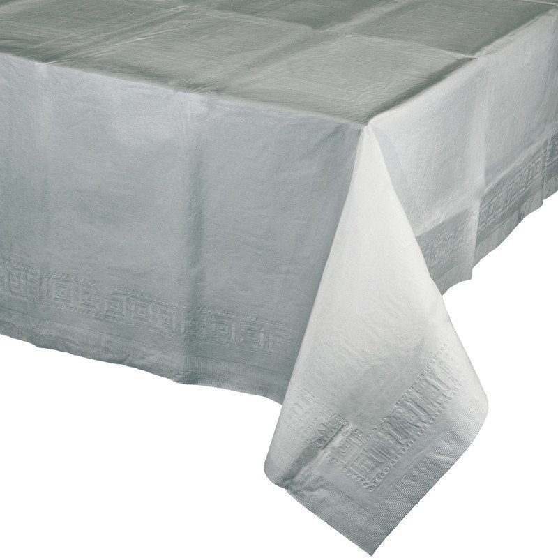 Mantel de papel plata 1.37x2.74 m.