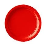 plato-papel-cartón-morado-mesa-fiesta-rojo