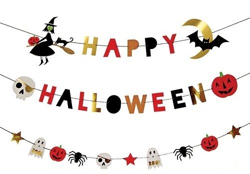 Guirnalda-calabazas-halloween-decoración-fiesta-escaparate-bruja-fantasma