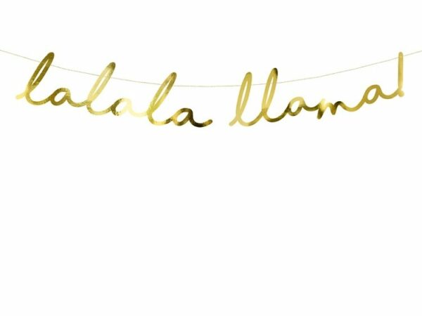 Guirnalda-letras-lalala-llama-cactus-fiesta-oro-comprar-gramajeshop-valencia