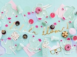 Guirnalda-letras-lalala-llama-cactus-fiesta-oro-comprar-gramajeshop-valencia