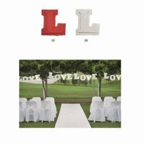 Letras de papel, LOVE – Guirnalda