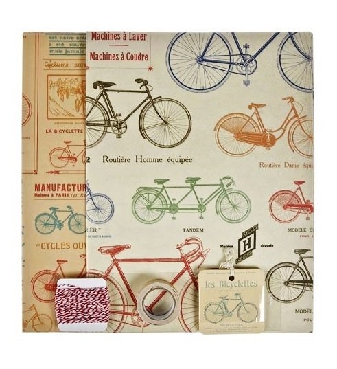 Set para empaquetado de regalo. Bicycles