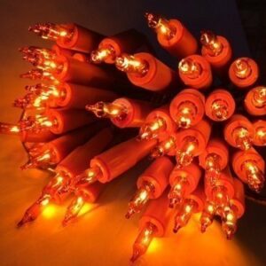 Guirnalda de luces, naranja