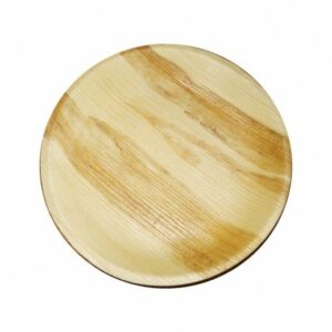 6 Platos de madera 23 cms.