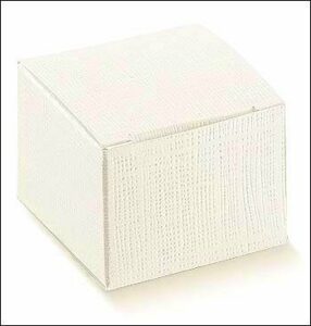 10 Cajas de regalo cuadradas, blancas. 22x22x6 cms