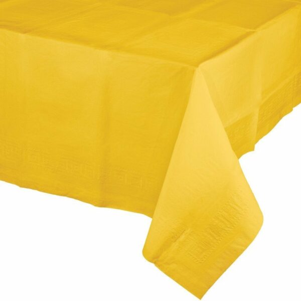 Mantel de papel amarillo 1.37×2.74 m