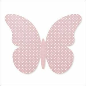 30 Mariposas lunares, rosa. Tamaños surtidos