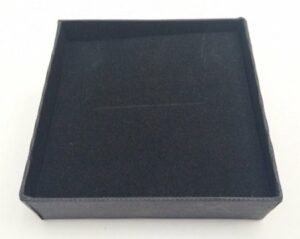 3 Cajas negras, para joyería, bisutería