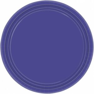 plato-papel-cartón-morado-lila-mesa-fiesta