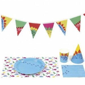 Caja, fiesta dino, para 8 personas