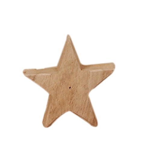 Estrella de madera 14 cms