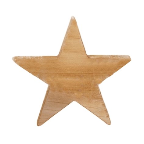 Estrella de madera 34 cms
