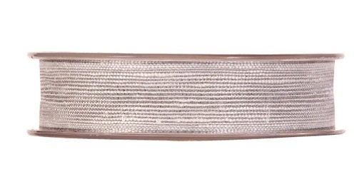 Cinta de regalo, lino gris perla 25 mm x 20 m