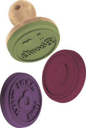 Set de sellos-tampones de silicona para galletas