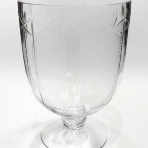 Copa de cristal tallado. 17×25 cms