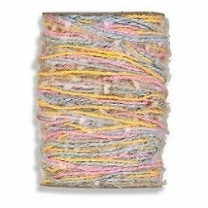 Rollo de yute de varios colores. 15 metros