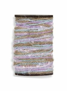 Rollo de yute de varios colores. 15 metros