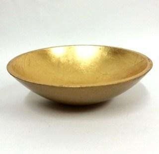 Cuenco-bowl dorado 20x6 cms