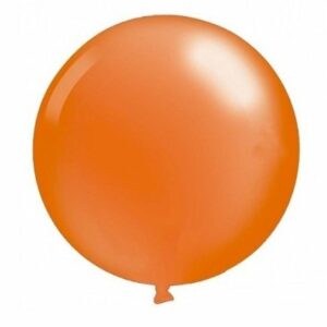 Globo gigante naranja. Aprox 1 m