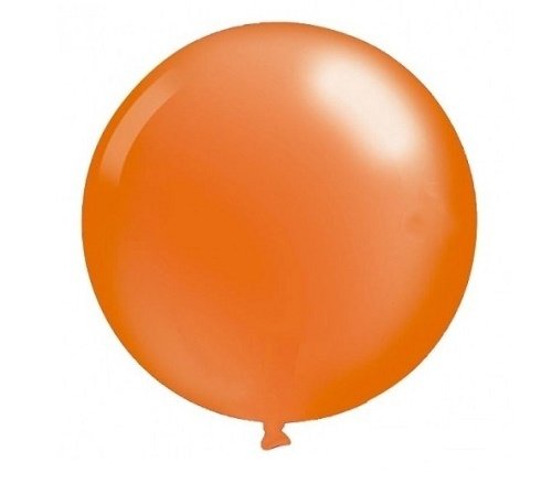 Globo gigante naranja. Aprox 1 m