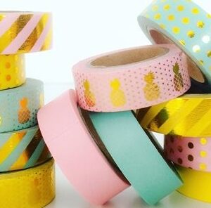 Washi tapes metalizados - Foil washi tape