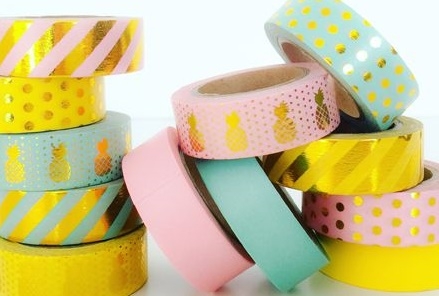 Washi tapes metalizados - Foil washi tape