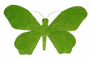 Mariposa verde. 70x41 cms