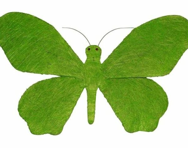 Mariposa verde. 70×41 cms