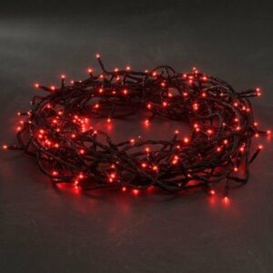 Guirnalda de luces de Navidad. 120 bombillas led rojo