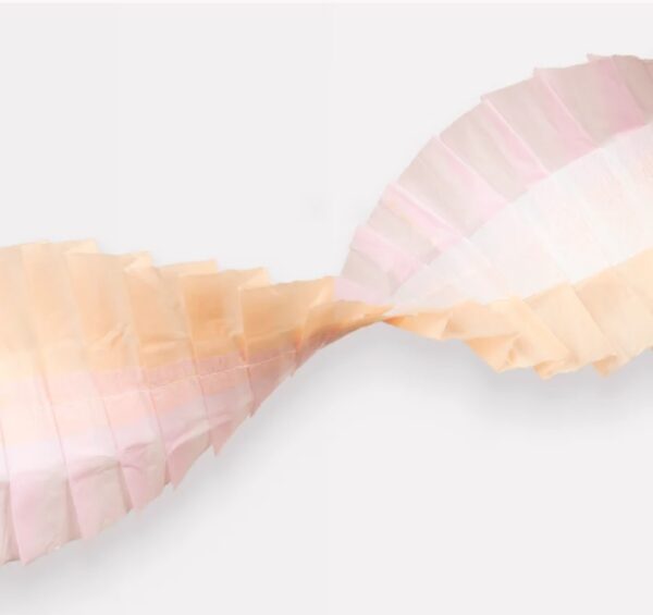 Guirnalda-papel-crepe-peach-melocoton-coral-meri-meri-gramajeshop-valencia