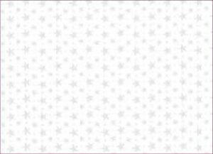 40 Hojas de papel de seda, Estrellas blancas