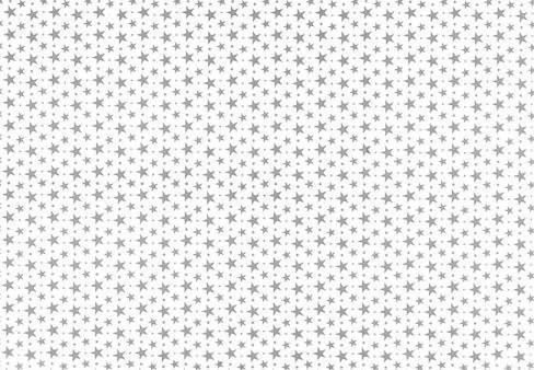 40 Hojas de papel de seda, Estrellas plateadas