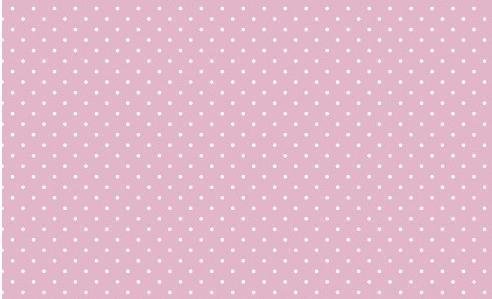 40 Hojas de papel de seda rosa, lunares blancos