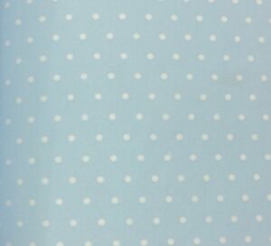 40 Hojas de papel de seda azul claro, lunares