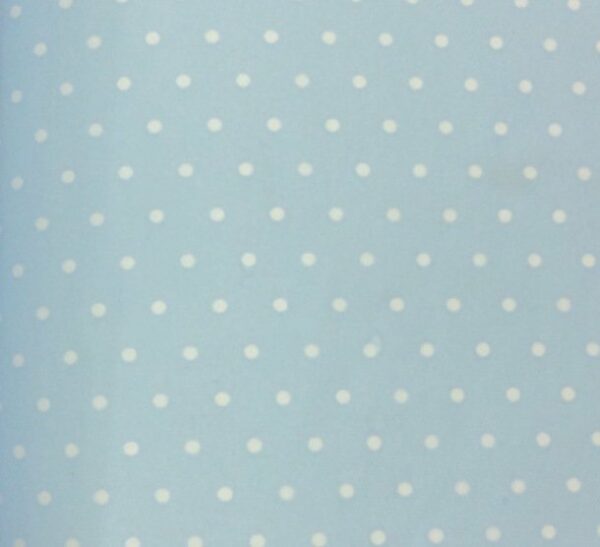 40 Hojas de papel de seda azul claro, lunares