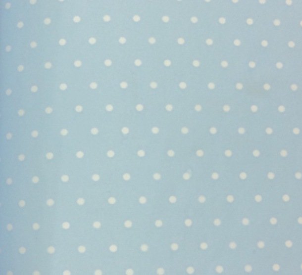 40 Hojas de papel de seda azul claro, lunares